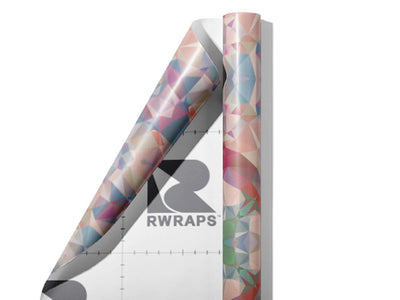 Scooped Bouquet Tile Wrap Film Sheets~Rwraps Series 914 Scooped Bouquet Tile Scrolled Sheet~4