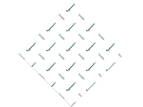 Scorpio Swords Astrology Vinyl Wrap Pattern