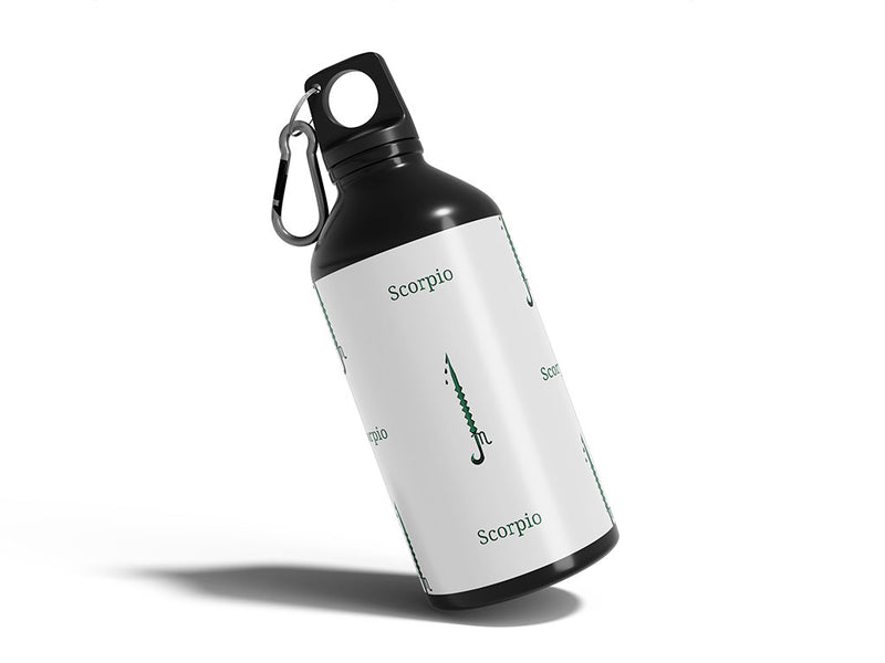 scorpio swords astrology Water Bottle DIY Stickers