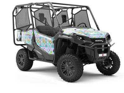 Scorpionflower Tile Utility Vehicle Vinyl Wrap