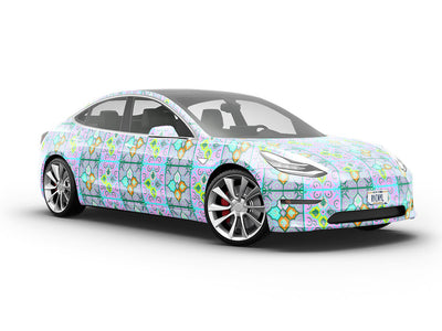 Scorpionflower Tile Vehicle Vinyl Wrap