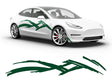 3M Dark Green Scratches Body Graphic~Full Side Auto Decal Kit~0