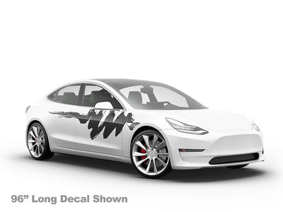 Scribbles Car Sticker Body Graphic