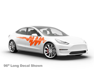 Scribbles Car Sticker Body Graphic