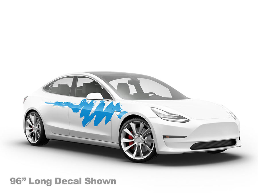 Scribbles Car Sticker Body Graphic