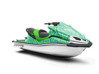 Sea Adventure Pixel Jet Ski Vinyl Customized Wrap