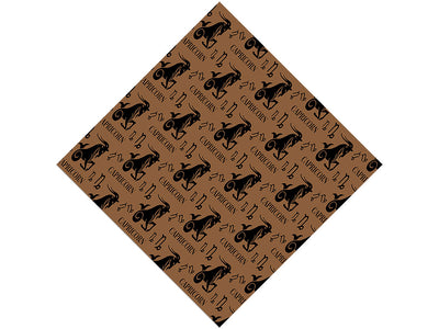 Sea Goats Astrology Vinyl Wrap Pattern