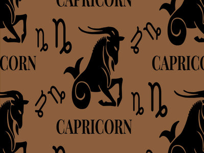 Sea Goats Astrology Vinyl Wrap Pattern~Rwraps Series 914 Digitally Printed Vinyl Wrap~0