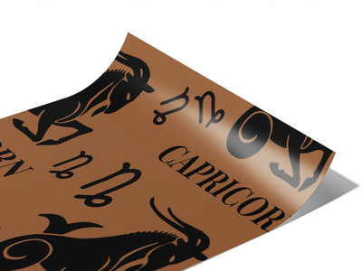Sea Goats Astrology Vinyl Wrap Pattern~Rwraps Series 914 Digitally Printed Vinyl Wrap~0