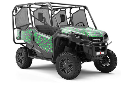 Sea Monster Pixel Utility Vehicle Vinyl Wrap