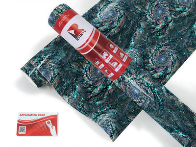 sea swirl science fiction Craft Vinyl Roll
