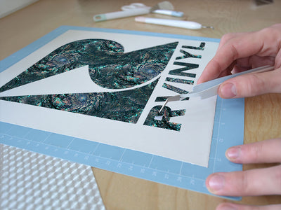 sea swirl science fiction Easy Weed Craft Vinyl