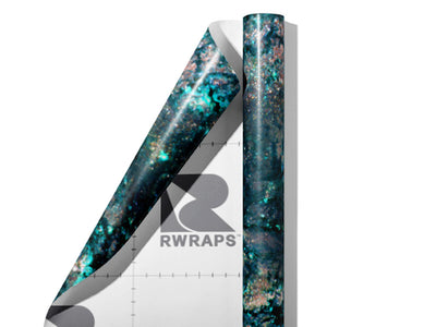 Sea Swirl Science Fiction Wrap Film Sheets~Rwraps Series 914 Sea Swirl Science Fiction Scrolled Sheet~3