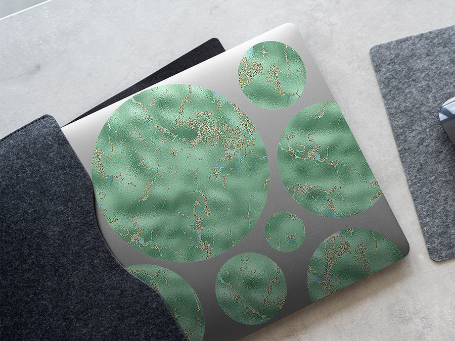 sea tiles gemstone films DIY Laptop Stickers