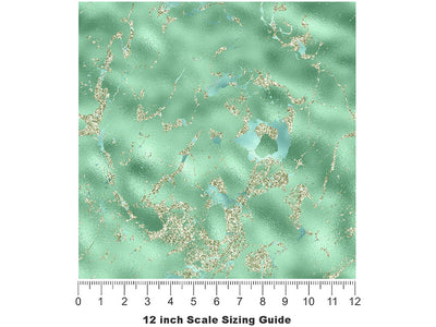 Sea Tiles Gemstone Vinyl Film Pattern Size 12 inch Scale~Rwraps Sea Tiles Gemstone Sizing Chart~2