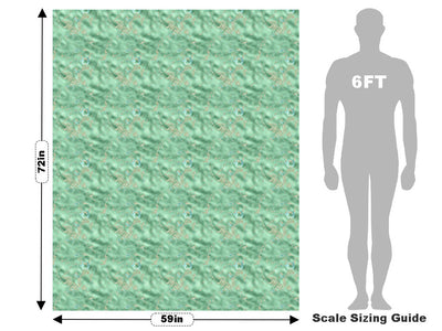 Sea Tiles Gemstone Vehicle Wrap Scale~Rwraps Series 914 Sea Tiles Gemstone Measurements~1