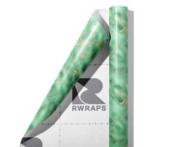 Sea Tiles Gemstone Wrap Film Sheets~Rwraps Series 914 Sea Tiles Gemstone Scrolled Sheet~3