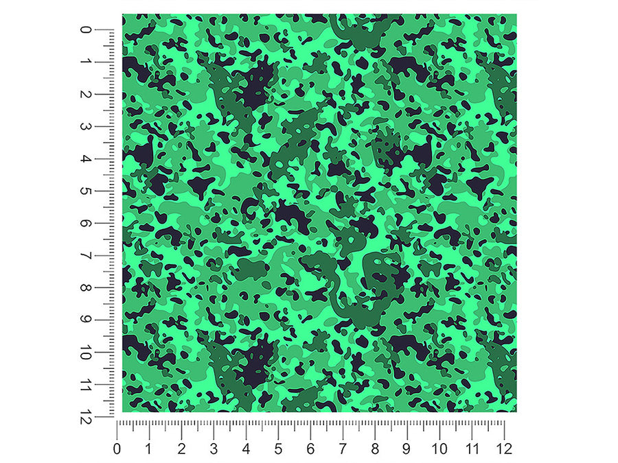 seafoam disrupter camouflage 1ft x 1ft Craft Sheets