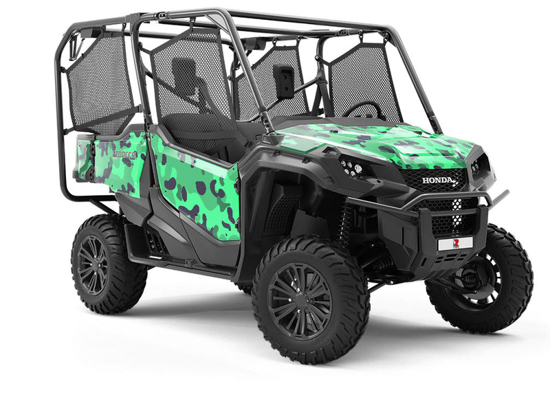 Seafoam Disrupter Camouflage Utility Vehicle Vinyl Wrap
