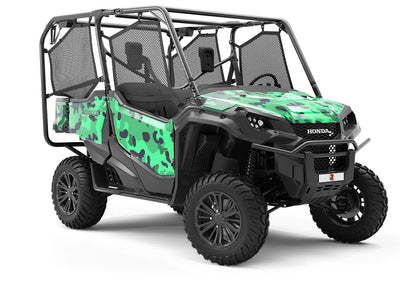 Seafoam Disrupter Camouflage Utility Vehicle Vinyl Wrap