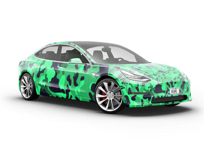 Seafoam Disrupter Camouflage Vehicle Vinyl Wrap
