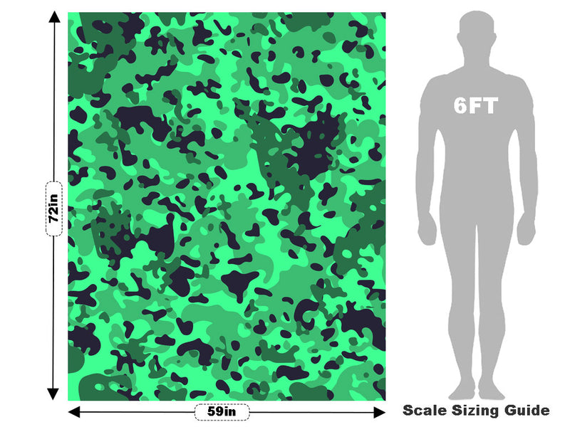 Seafoam Disrupter Camouflage Vehicle Wrap Scale~Rwraps Series 914 Seafoam Disrupter Camouflage Measurements~2