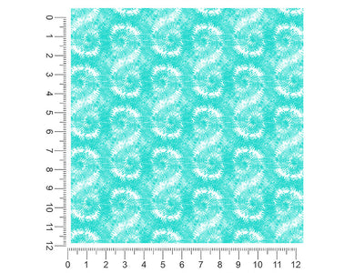 seafoam spirals tie dye 1ft x 1ft Craft Sheets