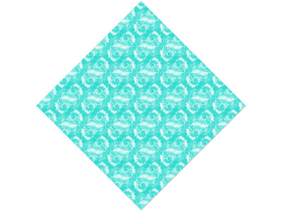Seafoam Spirals Tie Dye Vinyl Wrap Pattern