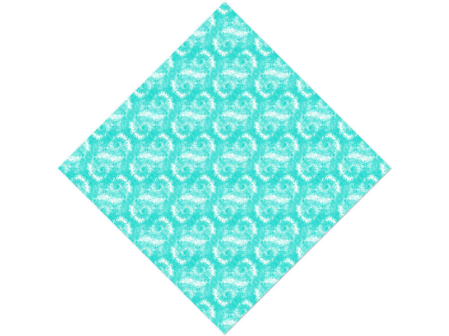 Seafoam Spirals Tie Dye Vinyl Wrap Pattern