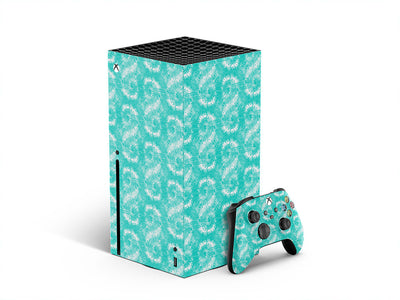 seafoam spirals tie dye XBOX DIY Decal