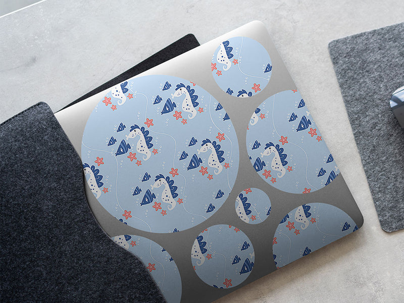 seahorse horde salt water DIY Laptop Stickers