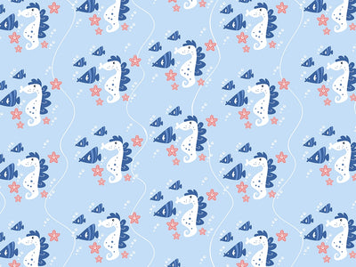 Seahorse Horde Marine Life Vinyl Wrap Pattern~Rwraps Series 914 Digitally Printed Vinyl Wrap~0