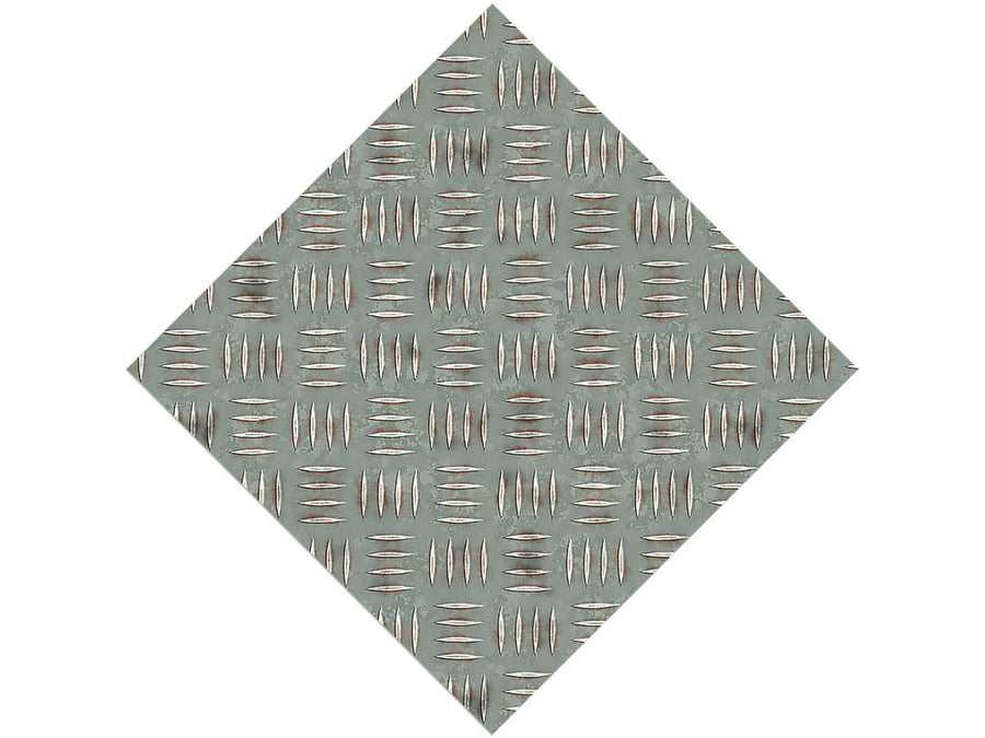 Seamless Aqua Diamond Plate Series Custom Printed Wrap Film