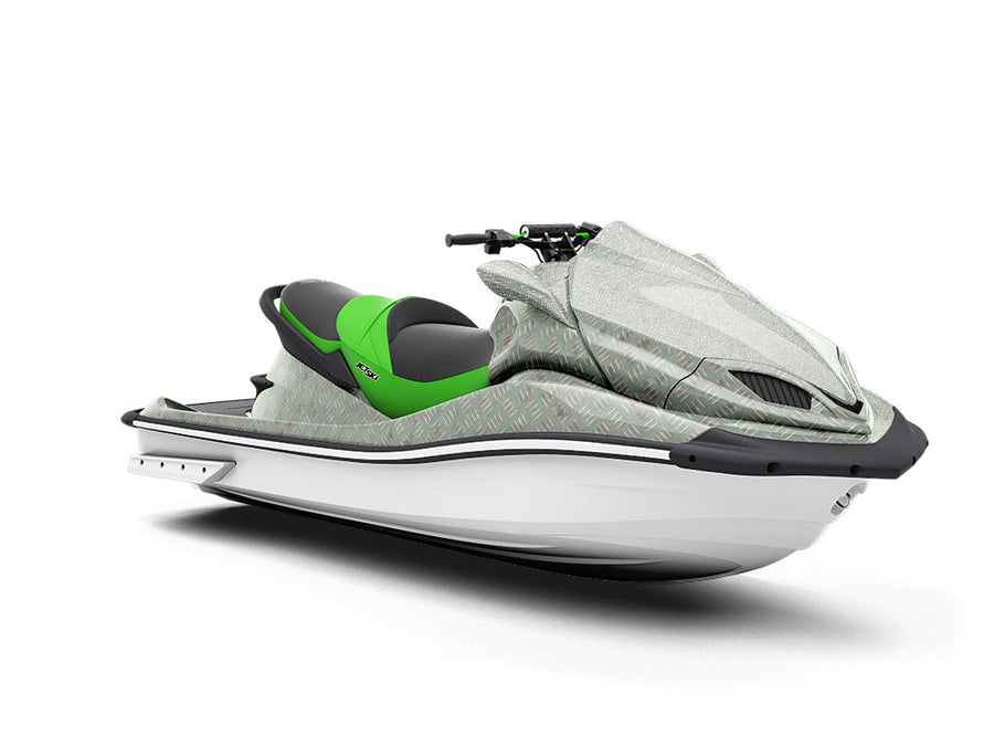 Seamless Aqua Diamond Plate Jet Ski Vinyl Customized Wrap