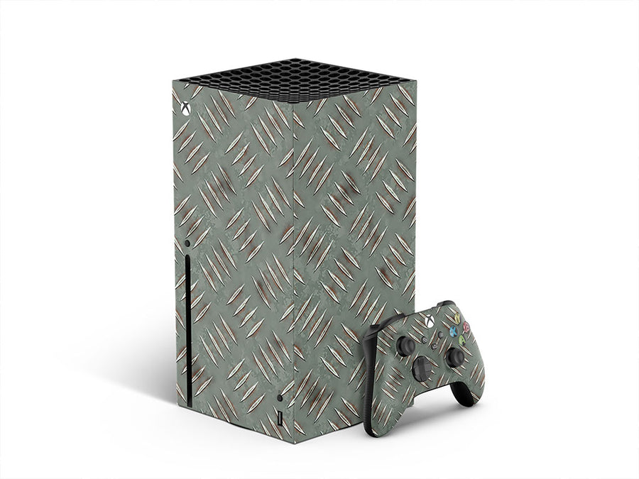 seamless aqua diamond plate XBOX DIY Decal