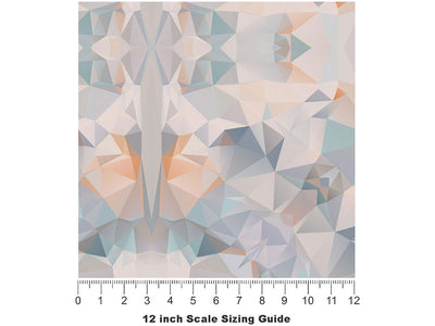 Seaside Tile Vinyl Film Pattern Size 12 inch Scale~Rwraps Seaside Tile Sizing Chart~3
