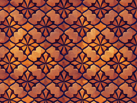 Seasons Change Art Deco Vinyl Wrap Pattern~Rwraps Series 914 Digitally Printed Vinyl Wrap~0