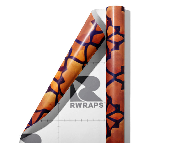 Seasons Change Art Deco Wrap Film Sheets~Rwraps Series 914 Seasons Change Art Deco Scrolled Sheet~3