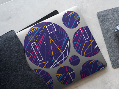 secret code abstract geometric DIY Laptop Stickers