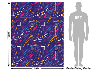 Secret Code Abstract Vehicle Wrap Scale~Rwraps Series 914 Secret Code Abstract Measurements~1