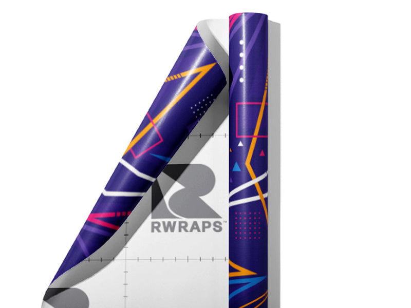 Secret Code Abstract Wrap Film Sheets~Rwraps Series 914 Secret Code Abstract Scrolled Sheet~3