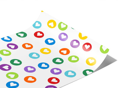 Secret Crush Polka Dot Vinyl Wraps~Rwraps Series 914 Digitally Printed Vinyl Wrap~0
