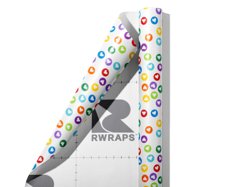 Secret Crush Polka Dot Wrap Film Sheets~Rwraps Series 914 Secret Crush Polka Dot Scrolled Sheet~3