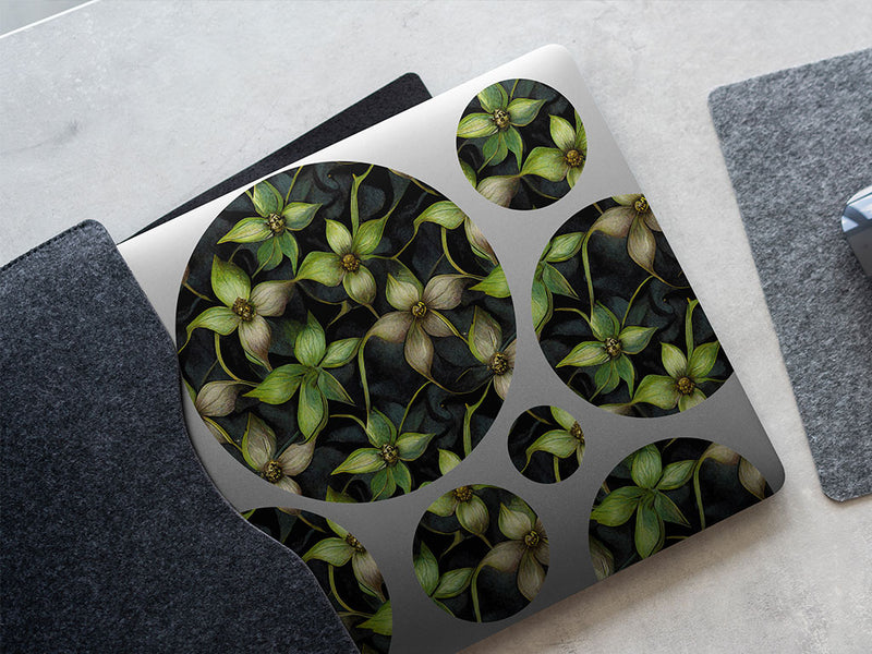 secret meadow floral DIY Laptop Stickers