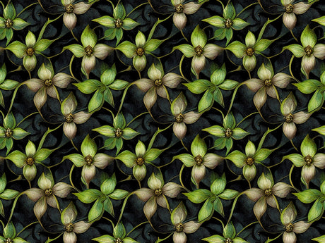 Secret Meadow Floral Vinyl Wrap Pattern~Rwraps Series 914 Digitally Printed Vinyl Wrap~0