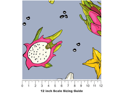 Secrets Within Fruit Vinyl Film Pattern Size 12 inch Scale~Rwraps Secrets Within Fruit Sizing Chart~2