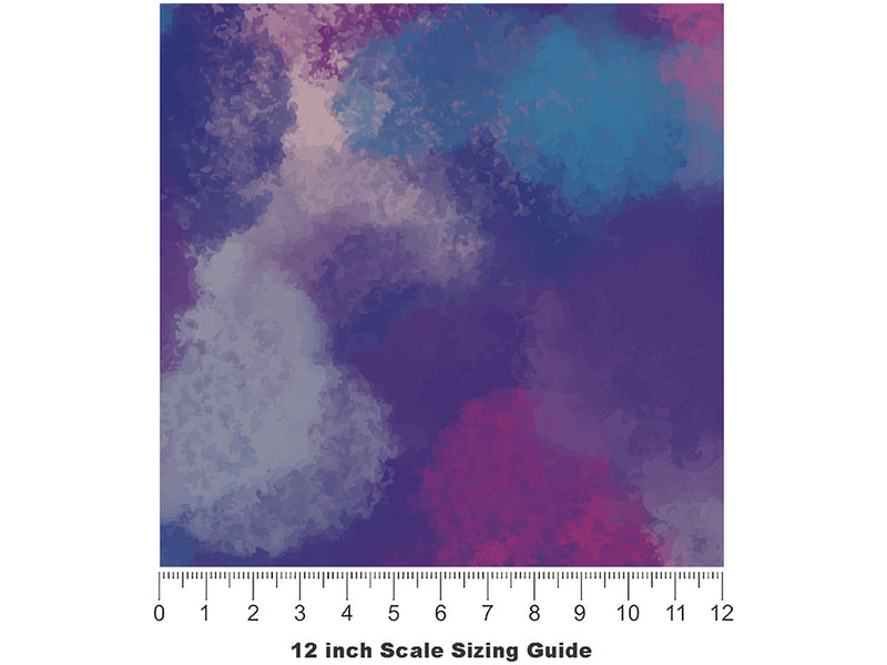 Seduced World Watercolor Vinyl Film Pattern Size 12 inch Scale~Rwraps Seduced World Watercolor Sizing Chart~2