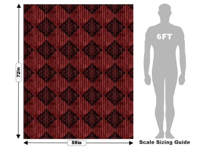 Seductive Lace Gothic Vehicle Wrap Scale~Rwraps Series 914 Seductive Lace Gothic Measurements~1