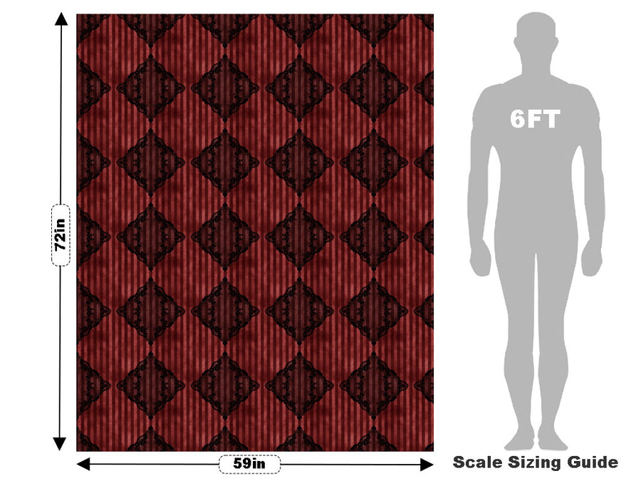 Seductive Lace Gothic Vehicle Wrap Scale~Rwraps Series 914 Seductive Lace Gothic Measurements~1