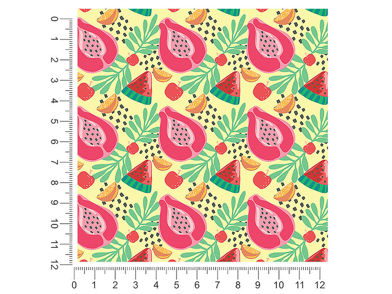seeded sugar fruit 1ft x 1ft Craft Sheets